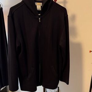 Talbots Navy Blue Sweater Jacket